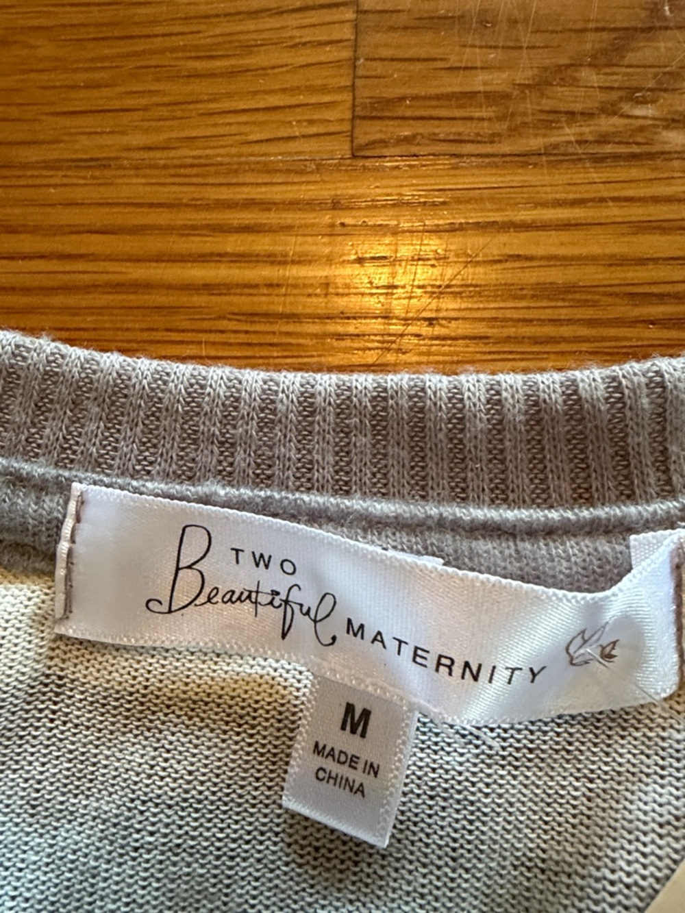 Striped Maternity Sweater - Picture 2 of 4